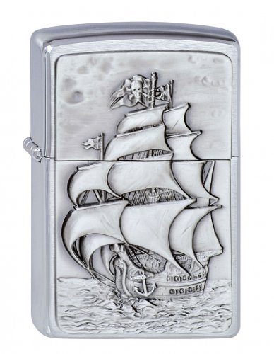 Zippo 1300154 - Mechero con Relieve de Barco