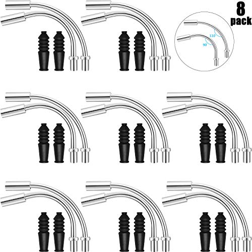 32 Piezas Cables de Fideos de Freno de Bicicleta Tubo de Freno de Ciclismo Bicicleta con Botas de Goma para Accesorios de Bicicleta de Montaña