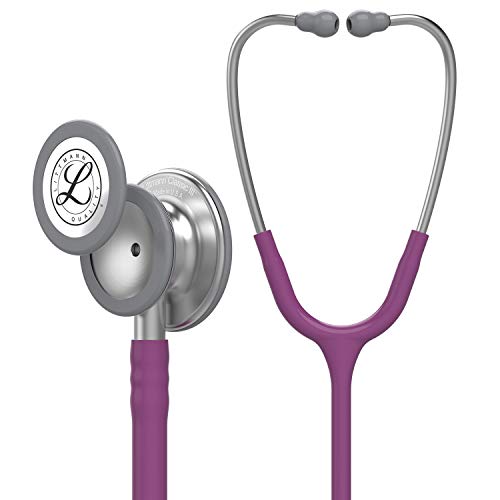 3M Littmann Classic III -  Fonendoscopio, Acero inoxidable, Ciruela, 69 cm