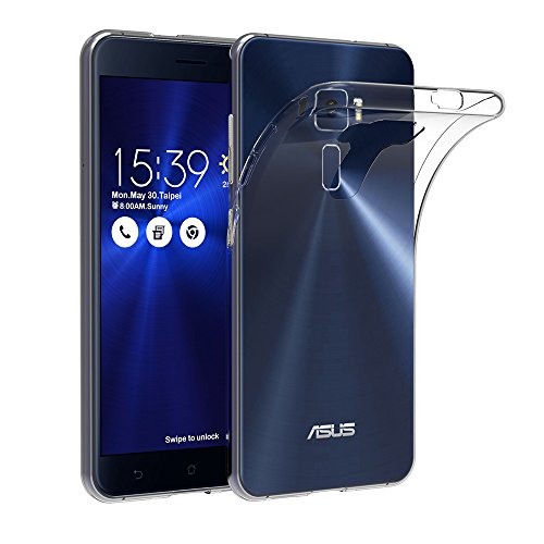 AICEK Funda ASUS ZenFone 3 ZE520KL, ASUS ZenFone 3 Funda Transparente Gel Silicona ASUS ZenFone 3 Premium Carcasa para ZenFone 3 5.2"