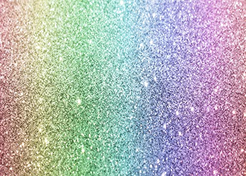 AIIKES 7x5FT Rainbow Glitter Cumpleaños Telón De Fondo Dreamy Baby Kids Girl Fiesta De Cumpleaños Fotografía Fondo Recién Nacido Ducha Decoración Fondo Pastel Mesa Banner Photo Studio Props 11-600