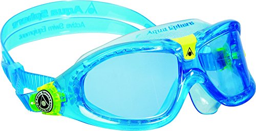 Aqua Sphere - Gafas de Buceo para niño, Color Azul Azul Blue/Blue Lens