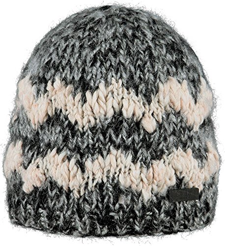 BARTS Douro Beanie gorro, Gris (bicolore grigio e nero), UNI para Mujer