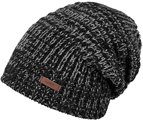 Barts Evron - Gorro de punto para hombre negro Talla única