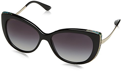 Bulgari 0Bv8178 901/8G 57 Gafas de sol, Negro (Black/Gray), Unisex-Adulto