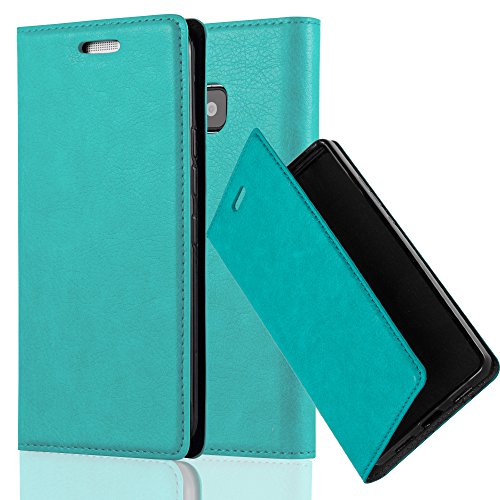 Cadorabo Funda Libro para HTC One M9 en Turquesa Petrol – Cubierta Proteccíon con Cierre Magnético, Tarjetero y Función de Suporte – Etui Case Cover Carcasa