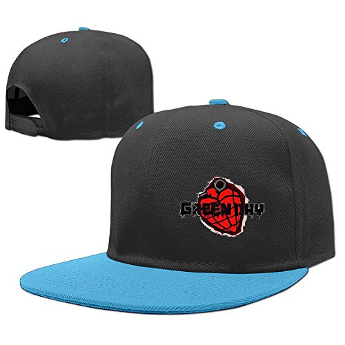 Caps Kids American Punk Rock Band Green Day Logo Flat Peak Hip-Hop Baseball Caps