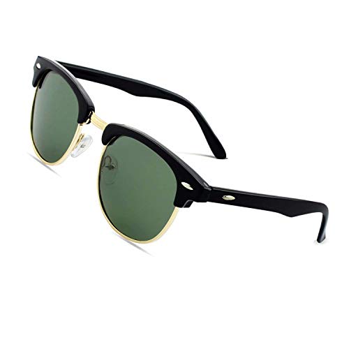 CGID Gafas de sol polarizadas retro medio marco clásico para Hombre y Mujer MJ56