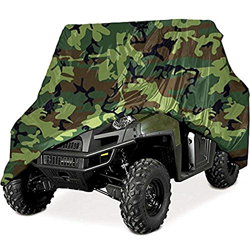 dDanke - Bolsa de Almacenamiento Resistente al Polvo 210D poliéster para UTV (Negra/Camuflaje), Camouflage