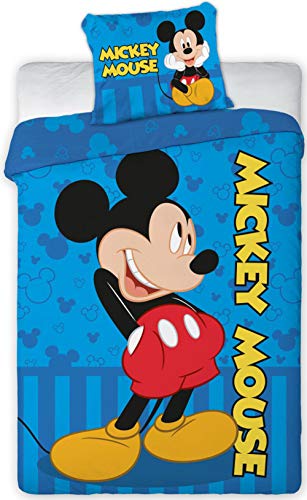 Disney 066 Micky Maus Bebé Ropa de Cama Reversible Set 100 X 135cm