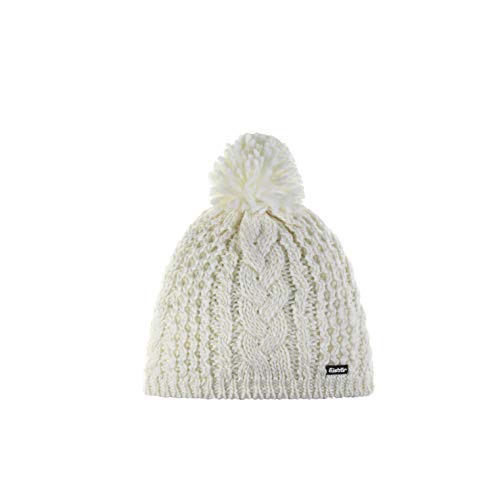 Eisbär Afra Pompon Mü - Gorro para Mujer, Mujer, Gorro, 75039, Blanco, Talla única