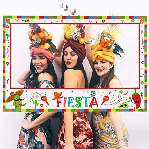 Fiesta mexicana, marco de foto, foto de barco, accesorio cinco, para fiesta de mayo, boda, festival, carnaval