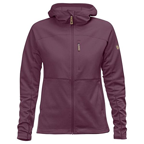 FJALLRAVEN Abisko Trail Fleece W Chaqueta, Mujer, Plum, 2XS