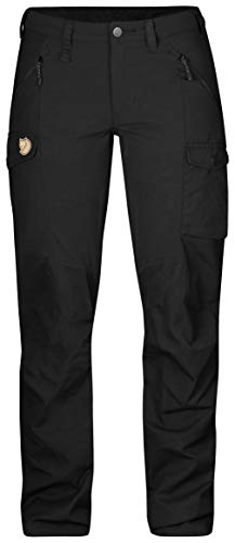 Fjallraven Nikka Trousers W Sport Trousers, Mujer, Black, 38