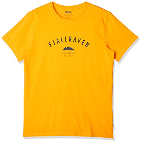 FJALLRAVEN Trekking Equipment T-Shirt Camiseta, Hombre, Warm Yellow, M