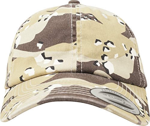 Flexfit Low Profile Camo Washed Unisex Gorra para Hombre y Mujer, Base Gorra con Diseño de Camuflaje y Hebilla Cierre, Unisex, Low Profile Camo Washed Cap, Retro Desert Camo, Talla única