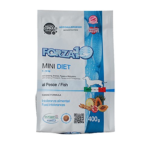 FORZA 10 Mini diet pesce secco cane gr. 400 - Mangimi secchi per cani crocchette