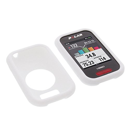 foto-kontor Funda para Polar V650 Protectora Silicona Carcasa protección Blanca