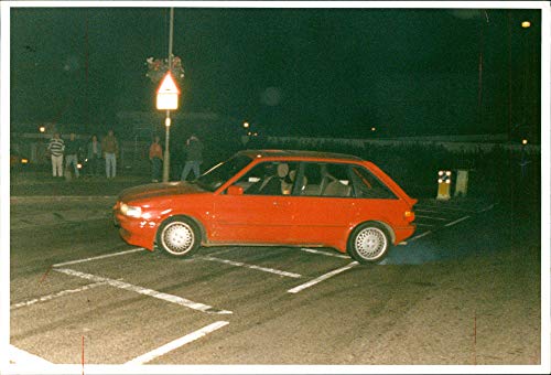 Fotomax Foto Vintage de Blackbird Leys parroquia Civil Inglesa: un Coche.