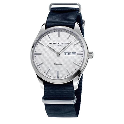 Frederique Constant Geneve Classics Quartz FC-225ST5B6 Reloj de Pulsera para hombres Con pulsera adicional