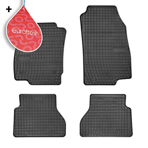 Frogum Alfombrillas Negro Coches de Goma 4-Pieza un Ajuste Ford B-MAX de 2012