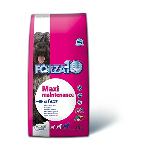 Fuerza 10 Medium Adult Maintenance al Pescado – Alimento de Mantenimiento para Perros, 15 kg