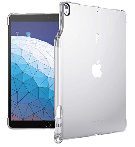 Funda Carcasa Protectora Poetic Lumos, de Poliuretano Termoplástico Ultra Resistente a Golpes, Suave, Transparente y Ultra Delgada, para Apple iPad Pro 10.5 Estilo Cristal Claro