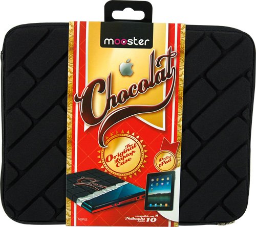 FUNDA MOOSTER CHOCOLAT PARA PC PORTATIL NETBOOK / TABLET HASTA 10" NEGRA MBP55-BK