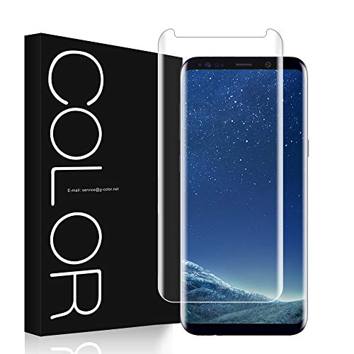 G-Color Galaxy S8PLUS Protector Pantalla, [Alta Viscosidad], Cristal Vidrio Templado de 3D [Anti-Choque][Alta Sensibilidad] Protector de Pantalla para Samsung Galaxy S8+/S8 Plus