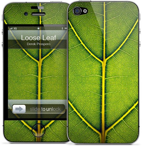 GelaSkins Loose Leaf - Skin para Apple iPhone 4, diseño de hoja de árbol