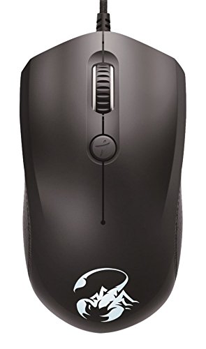 Genius Scorpion M6-400 Gaming Mouse - Ratón (Ambidextro, Óptico, USB, 5000 dpi, Negro)