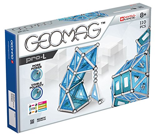 Geomag- Pro-L Construcciones magnéticas y Juegos educativos, Multicolor, 110 Piezas (24)