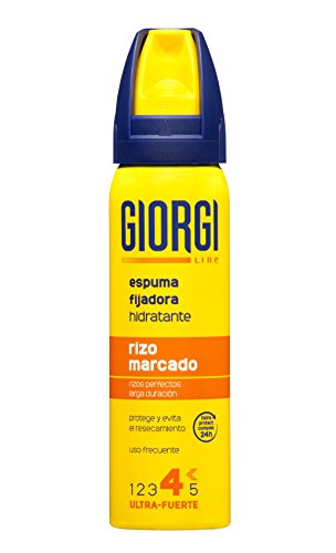 GIORGI LINE espuma fijadora rizo marcado ultra fuerte formato viaje spray 100 ml