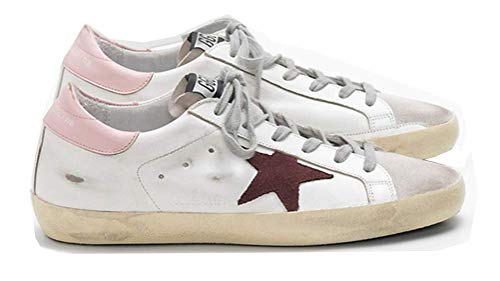 Golden Goose Zapatillas deportivas para mujer de piel GGDB Casual Zapatos Super Star Slide, color, talla 34 EU