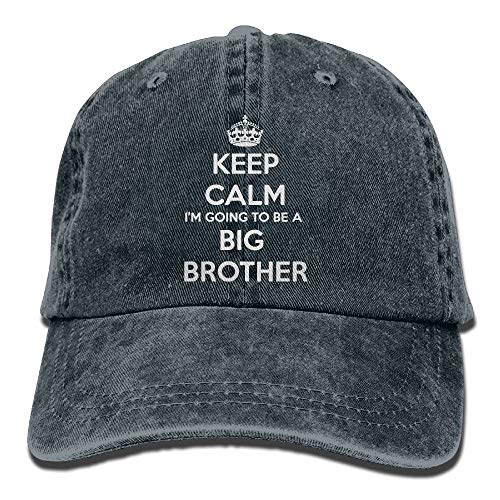 Gorra de béisbol Unisex Mantén la Calma Voy a ser una Gorra de Verano con Tirantes de Mezclilla Big Brother para Mujer