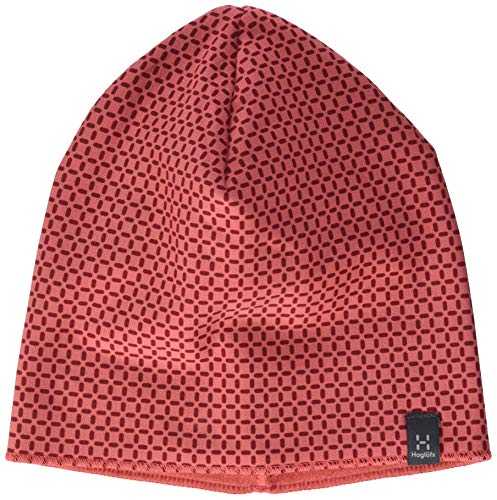 Haglöfs Fanatic Print Gorra de béisbol, Rusty Pink/Brick Red, S/M Hombres