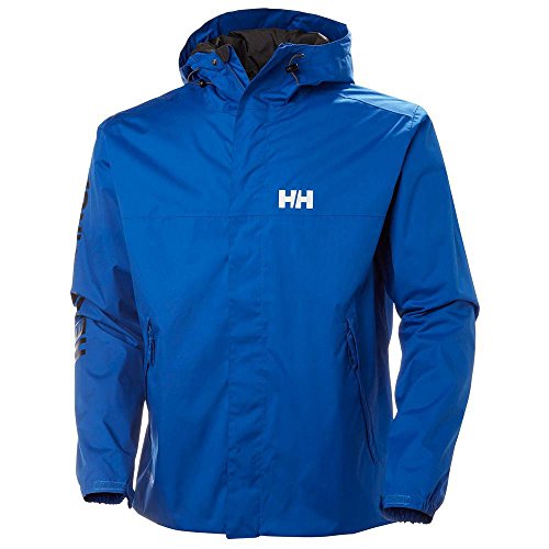 Helly Hansen ERVIK Jacket - Chubasquero, Hombre, Azul(563 Olympian Blue)