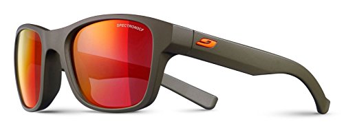 Julbo Reach Gafas de Sol Mixta niño, Army/Logo Naranja