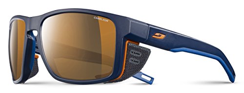 Julbo Shield, Gafas Unisex Adulto, Bleu/Bleu/Orange, talla única