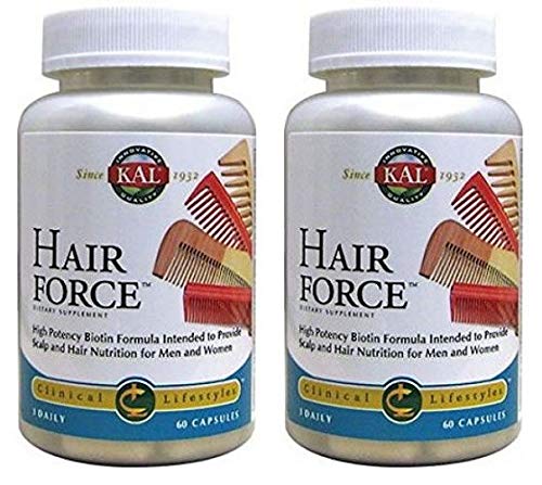 KAL - Hair Force multivitaminas pelo 60 veg caps - Pack 2 und.