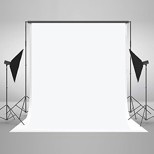 KateHome PHOTOSTUDIOS 1.5 × 2.2m Sin Arrugas Telones Blancos para fotógrafos Fotografía Foto Fondo Prop