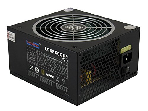 LC Power LC6560GP3 - Fuente de alimentación (560 W, 6 x Conectores SATA), Negro