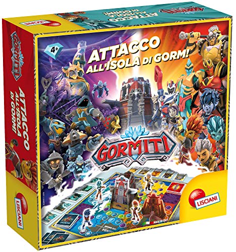 Lisciani Giochi – 77359 Juego para niños Gormiti Isla de Gorm Card Game