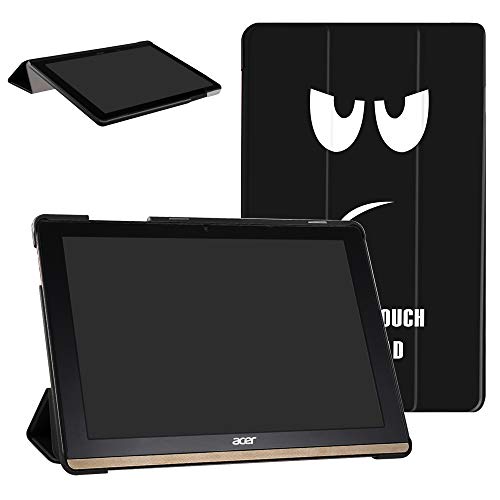 LiuShan Iconia One 10 B3-A50 Ultra Funda, Ultra Delgado Ligero Carcasa con función Soporte Funda Caso para 10.1" Acer Iconia One 10 B3-A50 Android Tablet,Don't Touch