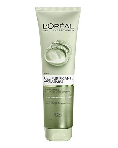 L'Oreal Paris Dermo Expertise Gel Limpiador Purificante Arcillas Puras Verde