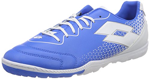 Lotto Spider 700 XV TF, Zapatillas de fútbol Sala para Hombre, Azul (BLU ATL/Wht 010), 43 EU