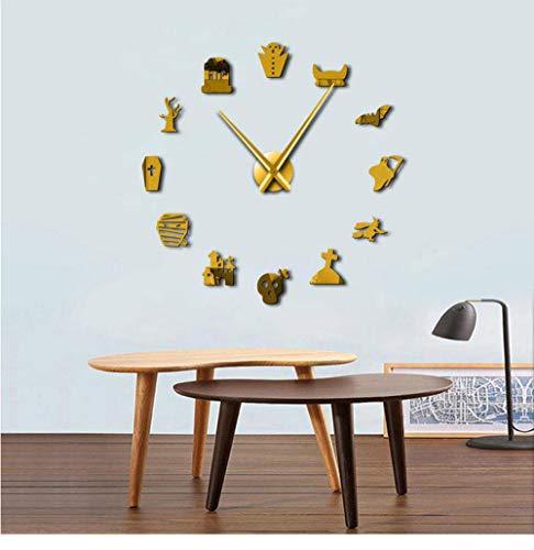 lyyyz Hogar y Cocina British Shorthair Cat Decorativo 3D DIY Reloj de Pared Gatito Animales Raza Reloj Reloj Moda Hogar S Adhesivo Decoración