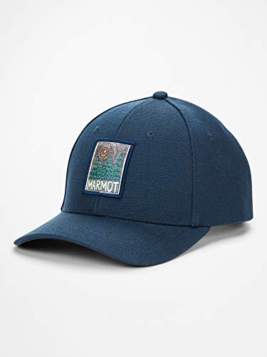 Marmot Cap Gorra con Protección Ultravioleta, Ajustable, para Exteriores, Deportes Y Viajes, Unisex Adulto, Pacific Blue Hemp/Arctic Navy, One