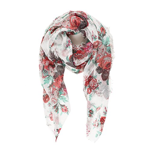 MELIFLUOS DESIGNED IN SPAIN Pañuelos Fular Foulard Mujer Bufandas Estampado Diseño Español 100% Viscosa (P010-1)