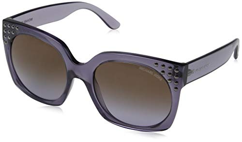 Michael Kors 0MK2067 Gafas de sol, Dark Purple Crystal, 56 para Mujer